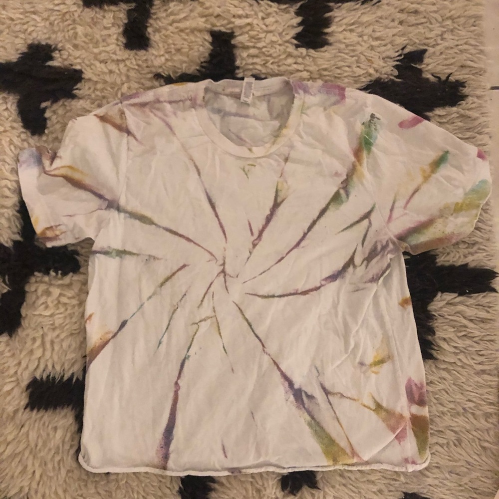 Canvas size medium tie dye t shirt